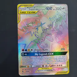 Moltres & Zapdos & Articuno Tag Team GX Hidden Fates 69/68 Holo Secret Rare - Image 1