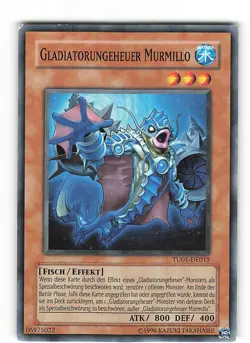 Yugioh GLADIATORUNGEHEUER MURMILLO , tu01-de015 Common deutsch Excellent - Image 1