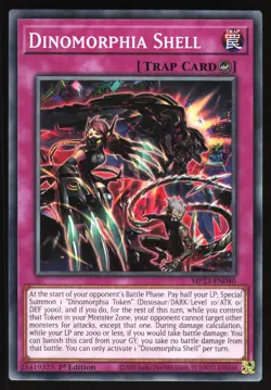 Dinomorphia Shell - MP23-EN040 - Common - 1st Edition Yugioh - Image 1