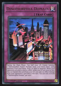 Dinomorphia Domain - MP23-EN037 - Ultra Rare - 1st Edition Yugioh - Image 1
