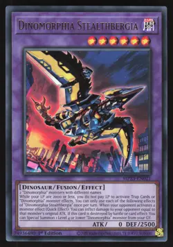 Dinomorphia Stealthbergia - MP23-EN021 - Ultra Rare - 1st Edition Yugioh - Image 1
