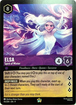 Elsa 43 - Spirit of Winter - Legendary - Fabled - Disney Lorcana - NM - Image 1
