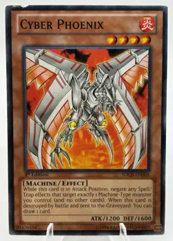 Cyber Phoenix 1st Ed. YuGiOh Dragon Revolution Structure Deck #SDCR-EN008 - Image 1