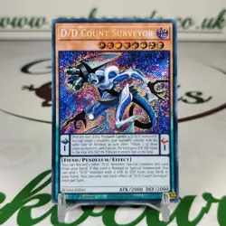 D/D Count Surveyor BLMM-EN041 Secret Rare 1st Ed YuGiOh! Card Near Mint - Image 1