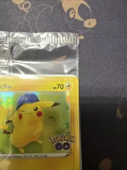 Pikachu Pokemon GO Promo Holo Pokemon TCG Card 028/078 2022 SEALED - Image 3