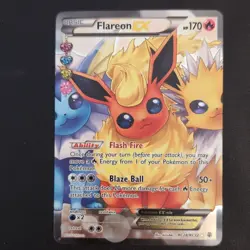 Pokemon Flareon EX RC28/RC32 Generations Radiant Collection Full Art Holo ENG - Image 1