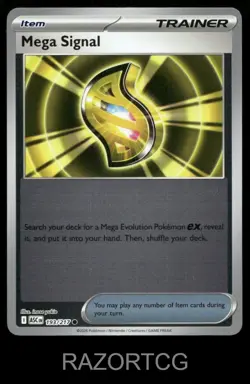 MEGA SIGNAL 193/217 C ASCENDED HEROES POKEMON REVERSE HOLO NM/M - Image 1