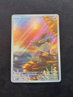Pokemon TCG Vullaby 144/086 White Flare NM Illustration Rare - Image 1