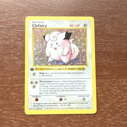 1st Edition Base Set Clefairy Holo - Image 1