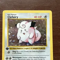 1st Edition Base Set Clefairy Holo - Image 2