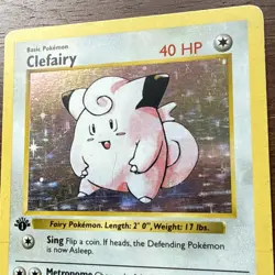 1st Edition Base Set Clefairy Holo - Image 3