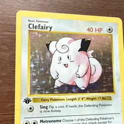 1st Edition Base Set Clefairy Holo - Image 4