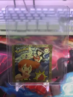 1999 Pokemon Stickers Misty Series 1 Rare Gold Sticker #G01 NM!!! - Image 1