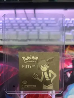 1999 Pokemon Stickers Misty Series 1 Rare Gold Sticker #G01 NM!!! - Image 2