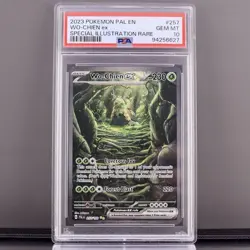Pokemon Wo-Chien ex 257/193 PSA 10 SIR English Paldean Evolved 2023 - Image 1