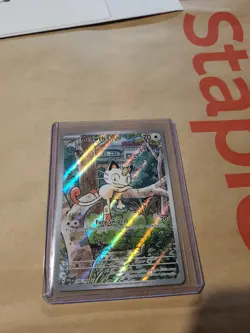 Pokemon Meowth 106/094 Phantasmal Flames Illustration Rare Near Mint Pokemon TCG - Image 1