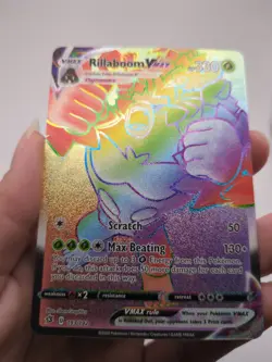Pokemon - Rillaboom VMAX (Secret) - 193/192 Rebel Clash - Secret Rare - NM - Image 2