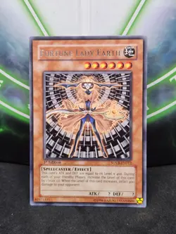 Yugioh Fortune Lady Earth SOVR-EN012 Rare 1st Edition NM - Image 1