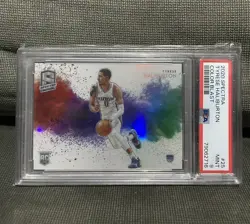 2020 Panini Spectra Basketball Tyrese Haliburton Rookie Colorblast PSA 9 - Image 1