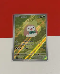 Rowlet 90/88 Illustration Rare, Perfect Order, Full Art Holo, Pokemon TCG, NM - Image 1