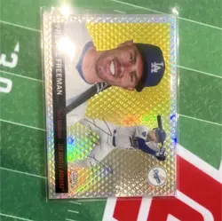 2024 Topps Chrome Freddie Freeman #79 Los Angeles Dodgers Parallel /50 - Image 1