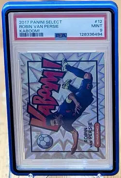 Robin Van Persie 2017 Panini Select Kaboom! PSA 9 Netherlands SSP - Image 1