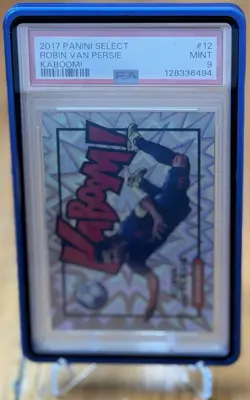 Robin Van Persie 2017 Panini Select Kaboom! PSA 9 Netherlands SSP - Image 3
