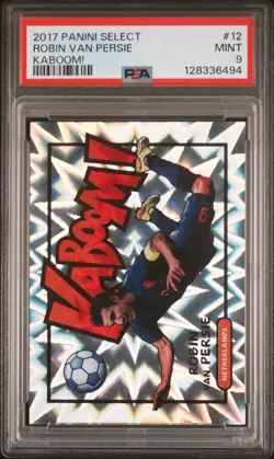 Robin Van Persie 2017 Panini Select Kaboom! PSA 9 Netherlands SSP - Image 4