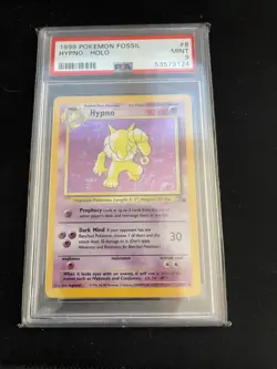 Hypno Holo PSA 9 Pokemon Fossil - Image 1