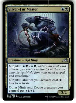 1x Silver-Fur Master | FOIL | Kamigawa Neon Dynasty | MTG Magic Cards - Image 1