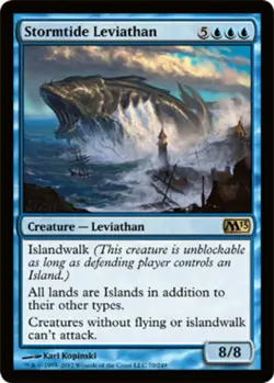 1x Stormtide Leviathan MTG - Magic 2013 - Light Play - Image 1
