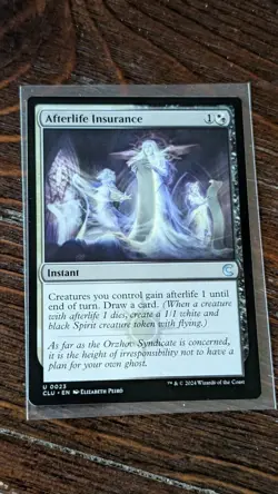 MTG Afterlife Insurance Ravnica Clue Edition NM - Image 1