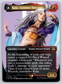 Kuja, Genome Sorcerer (Borderless) 399 FINAL FANTASY Magic: The Gathering NM - Image 1