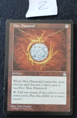 Magic The Gathering Mox Diamond GOOD,ingles L. MTG - Image 4