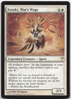 Kataki, War's Wage - Magic Modern Event Deck - Rare - Magic: The Gathering - Image 1