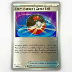 Team Rocket's Great Ball - 205/217 - Ascended Heroes - Pokemon - Reverse Holo - Image 1