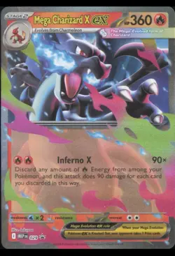 Mega Charizard X EX 029 ME: Mega Evolution Promo Holo Pokemon TCG - Image 1