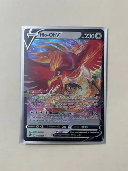 Ho-Oh V 140/195 Silver Tempest Ultra Rare Pokemon TCG Mint/NM - Image 1