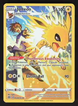 Jolteon TG04/TG30 Pokemon TCG Brilliant Stars Trainer Gallery NM - Image 1