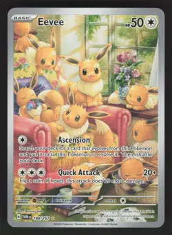 Eevee 188/167 Pokemon TCG SV06: Twilight Masquerade NM - Image 1