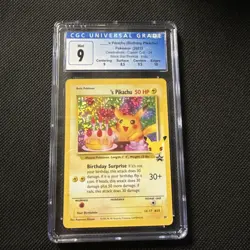 2021 pokemon celebrations birthday pikachu promo Mint CGC 9 - Image 1
