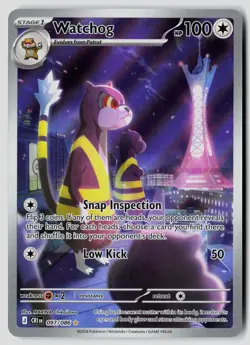 Watchog 097/086 Illustration Rare Chaos Rising Pokemon Near Mint - Image 1