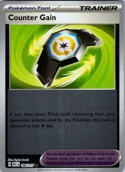 COUNTER GAIN 186/217 C ASCENDED HEROES POKEMON NM/M - Image 1