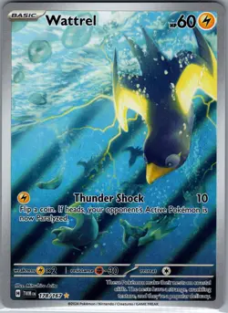 Wattrel 178/167 - Pokemon SV06: Twilight Masquerade - Illustration Rare (NM) - Image 1
