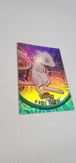 Pokemon Topps Foil Mew #151 Rainbow Foil 2000 - Image 2