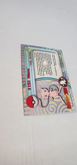 Pokemon Topps Foil Mew #151 Rainbow Foil 2000 - Image 4