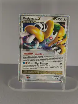 2007 Pokemon TCG Diamond & Pearl Black Star Promos Regigigas LV.X DP30 HP - Image 1