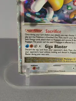 2007 Pokemon TCG Diamond & Pearl Black Star Promos Regigigas LV.X DP30 HP - Image 5