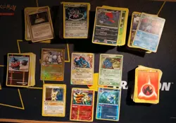 Pokemon Sammelkarten Konvolut 450 Karten Holo 1. Edition Neo Genesis - Image 1