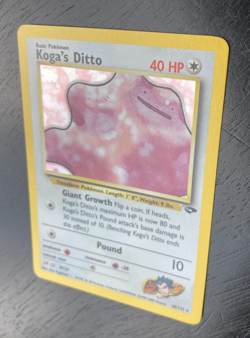 Pokemon RARE Holo Gym Challenge Koga's Ditto 10/132 EX/NM Condition. - Image 2